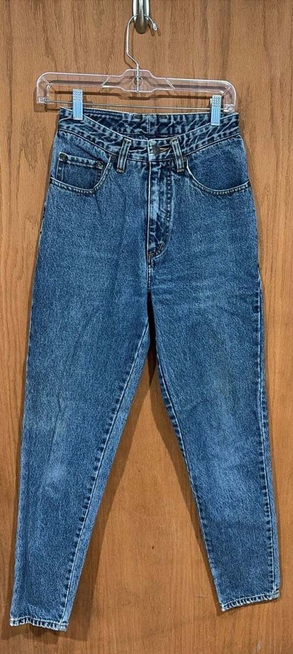 Vintage Pepe Jeans Pepe Betty High Waisted Tapered Mom Jeans Acid Wash Size 7/8